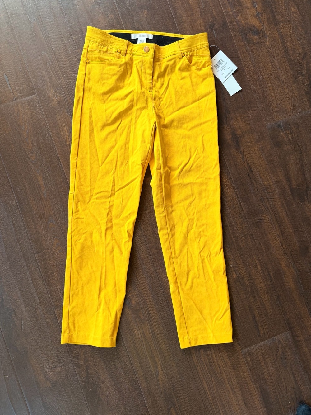 89th & Madison Yellow Skinny Pants